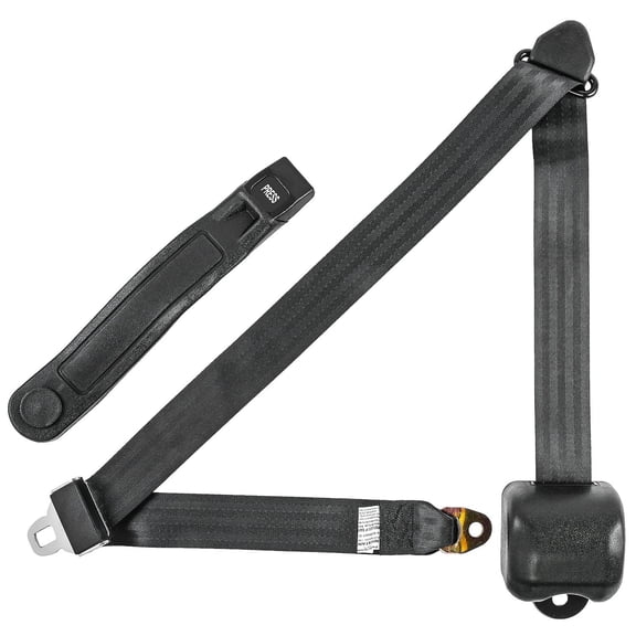 JEGS 70079 3-Point Retractable Seat Belt Sleeve Length 13 in. Belt Width 1 7/8 i