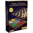 thumbnail image 4 of Classic 3-in-1 Board Game Set with Chess, Checkers, and Chinese Checkers, 2-6 Players, Ages 6 and up, 4 of 6