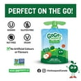 thumbnail image 3 of GoGo squeeZ Fruit Sauce, Apple Apple, No Sugar Added. 90g per pouch, 4 Pouches, 3 of 5