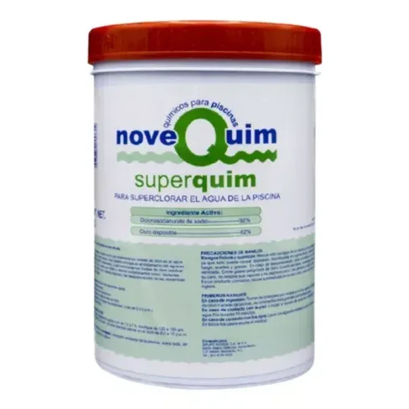 Dicloro Cloro para Alberca Rápida Cloración Superquim 1 kg