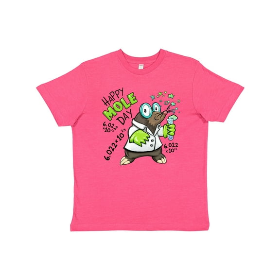 Inktastic Happy Mole Day- chemistry mole Youth T-Shirt