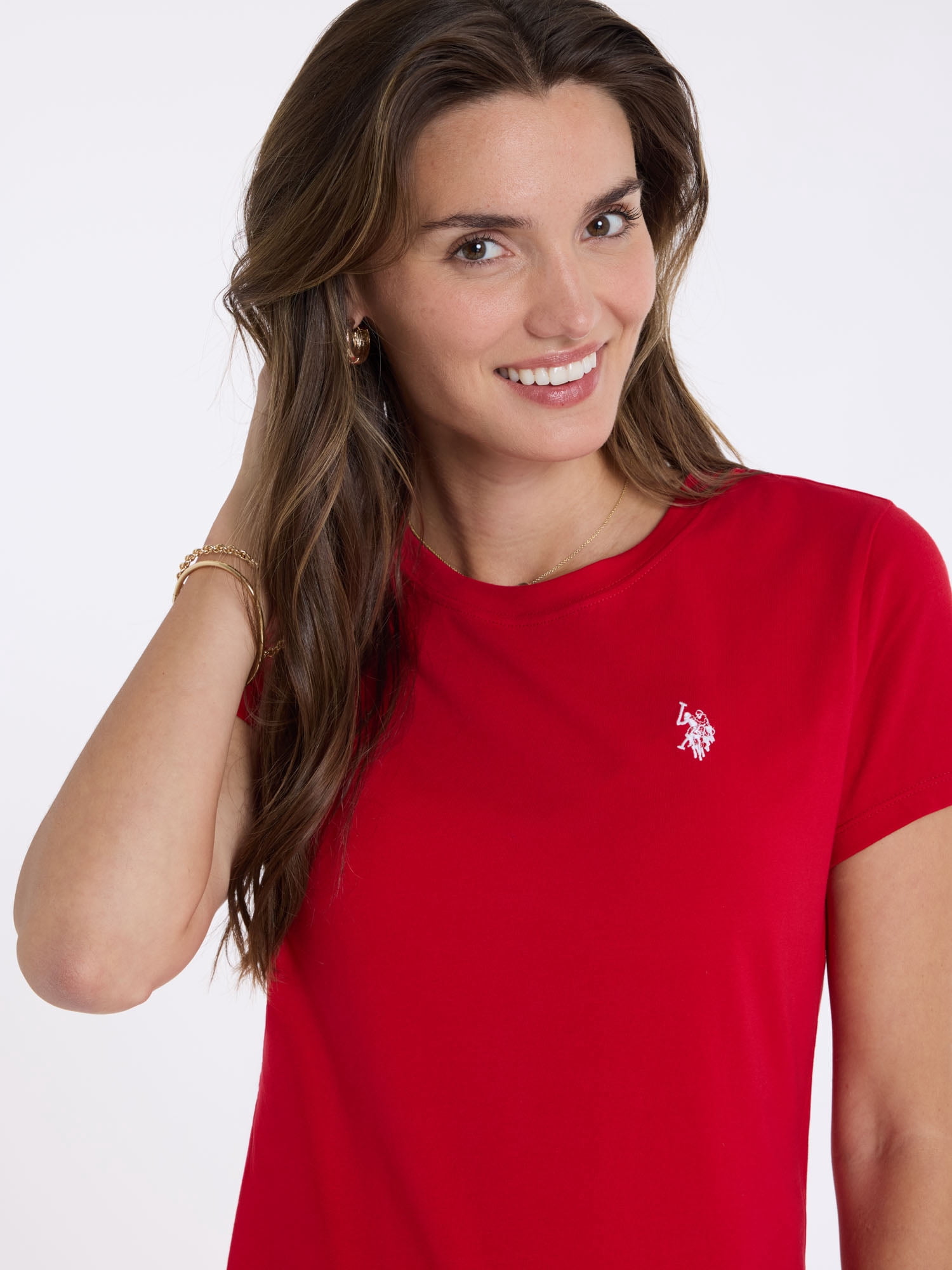 U.S. Polo Assn. Women's Luxury Feel Crew Neck Tee