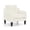 Creamy White, variant on Ktaxon Accent Chair with Thick Cushion, Mid-Century Modern Single Sofa Linen Fabric Armchair for Living Room, Bedroom Dark Gray
