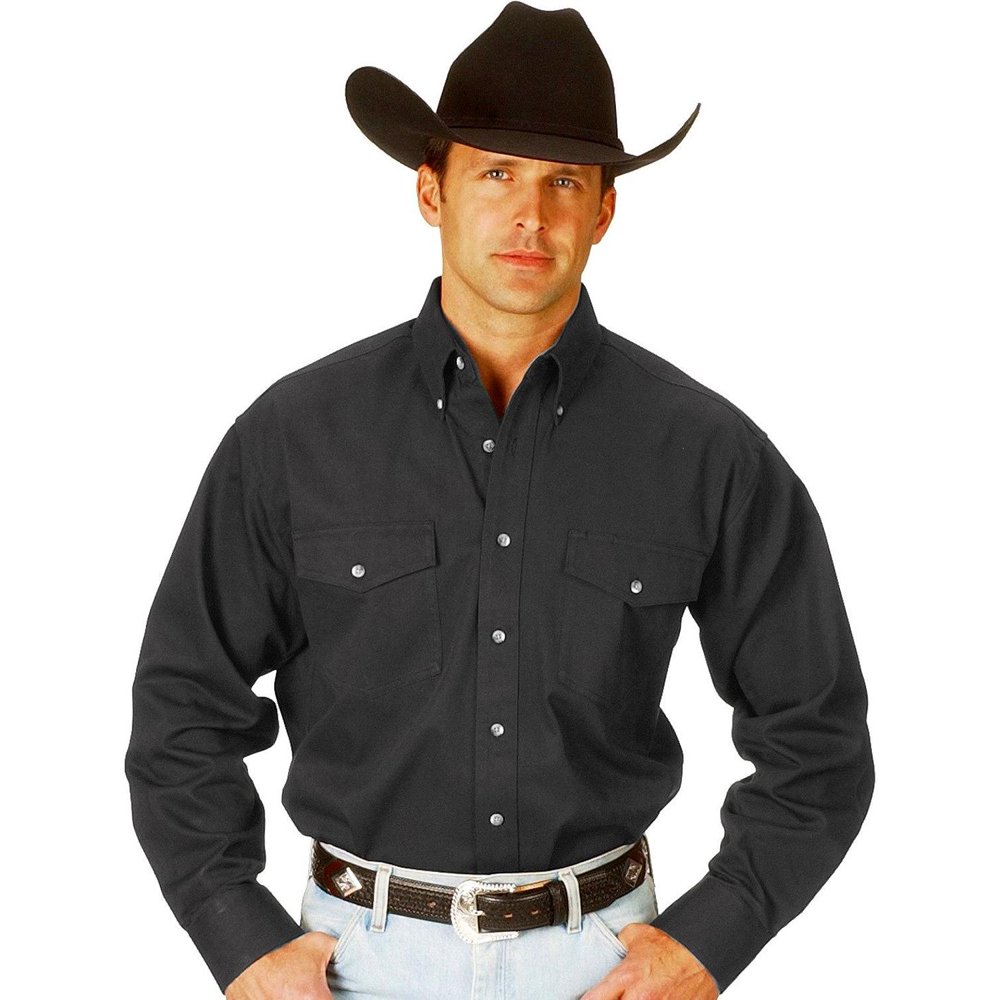 long sleeve wrangler shirts for men