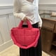 thumbnail image 2 of Bolso Acolchado Con Asa Mano para Mujer Color Sólido, 2 of 9
