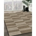 thumbnail image 2 of Ahgly Company Indoor Square Patterned Reddish Brown Novelty Area Rugs, 3' Square, 2 of 6