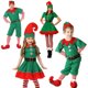 thumbnail image 1 of Nuevo disfraz de elfo navideño para mujeres, hombres, niños y niñas, para niños y adultos, disfraz de elfo verde familiar, para carnaval, suministros para fiestas de Purim, 1 of 1