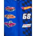 thumbnail image 4 of Hot Wheels Zip Up Varsity Bomber Jacket Toddler to Big Kid, 4 of 5