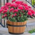 thumbnail image 6 of Ikohbadg Artificial Greenery Azalea Bouquet, Realistic Fake Flowers for Home Decor, Decorative Ornaments for Garden, Multi-functional Floral Arrangement, Durable Plastic Plant Bundle, 6 of 6