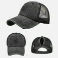 thumbnail image 2 of ZHENHONG Visor for Women and Men Unisex Solid Color Sun Hat Adjustable Baseball Cap Hip Hop Hats, 2 of 7