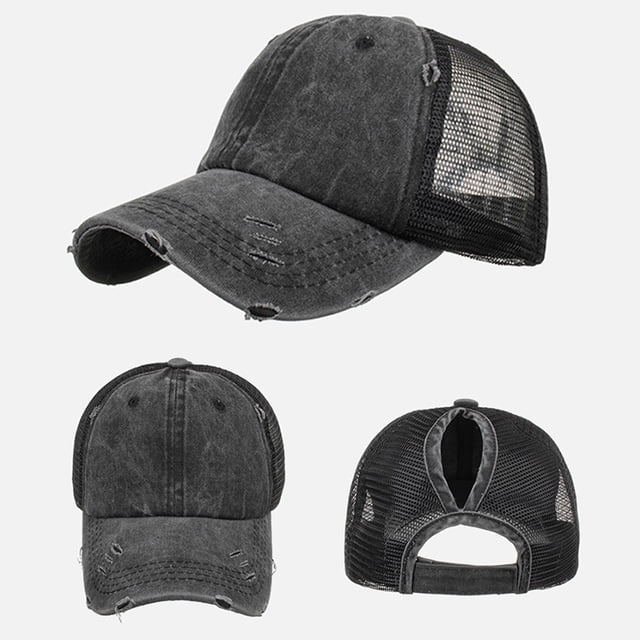 Unisex Men Women Solid Color Sun Hat Adjustable Baseball Cap Hip Hop Hat