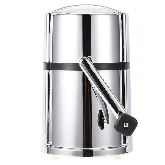 AMERTEER Ice Crusher Set Manual Ice Crusher Commercial Household Portable Shaved Ice Crusher with Stainless Steel Blade
