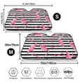 thumbnail image 7 of Lsque Flamingos Car Windshield Sun Shade | Accordion Folding Style Auto Shade for Car Truck SUV Van | Blocks UV Rays Sun Visor Protector | Small, 7 of 7