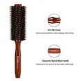 thumbnail image 4 of 1-Pack 2.2-Inch Round Hair Brush with Natural Wood Handle – Styling & Blow Drying Brush for Volume, Curling & Smoothing, Anti-Frizz Barrel Brush for All Hair Types TIKA, 4 of 4