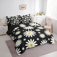 thumbnail image 3 of jejeloiu Kawaii Flowers Blossom 7-Piece Twin Bedding Sets,Cartoon Floral Bedding Comforter Set,White Cute Daisy Sheet Sets For Girls Teens,Luxury Bedroom Decor Reversible, 3 of 8