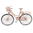 thumbnail image 3 of Model Bicycle Pink Simulated Design Detachable 1/10 Scale Mini Bike Ornament Toy for Shelf Desk Decoration Gift, 3 of 5