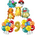 thumbnail image 1 of Pokemon Birthday Decorations Party Pikachu Tableware Plate Napkin Backdrop Balloons Decor For Kids Party Baby Shower Supplies, 1 of 7