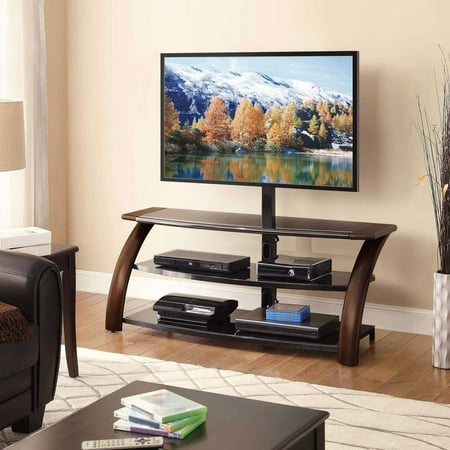 Malibu Dark Brown 54″ 3-in-1 TV Console for TVs up to 65″ Malibu Dark Brown 54″ 3-in-1 TV Console for TVs up to 65″