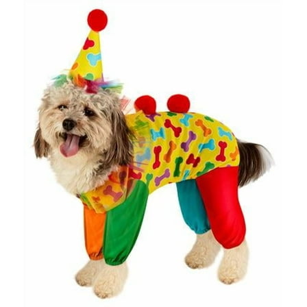 Circus Clown Pet Costume