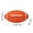 Orange, variant on Indestructible Squeaky Dog Football Toy Tough Rubber Chew Ball for Aggressive Chewers Interactive Floating Fetch Dental Toy for Small Medium Large Dogs