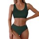 thumbnail image 1 of MKLEKYY Traje De Baño Mujer 2024 Women Sexy Cute Split Bikini Swimsuit High Waisted Bikini Sexy Push Up Two Piece Beach Swimming Swimsuits, 1 of 5