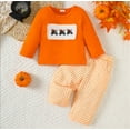 thumbnail image 2 of FUZHIQ Girls Matching Sets ,Baby Girls Outfits Casual Plaid Pants Set Soft Comfortable Playwear For Toddler 0 3 Years Spring Summer Everyday Wear,6-12 Months, 2 of 4