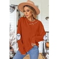 thumbnail image 6 of KimSoong Halloween Ghosts Graphic Sweatshirt Women's Season Sweatshirts Halloween Graphic Crew Neck Tops Casual Sweater, 6 of 8