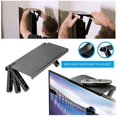 thumbnail image 2 of Étagère d'Écran Réglable Étagère Supérieure pour Moniteur Pliable Étagère de Moniteur TV Étagère de Décodeur Support d'Écran Pliable pour Boîtier TV, Télécommande, 2 of 5