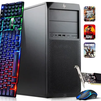 HP OMEN Victus 15L Gaming Tower PC, Ryzen 5, RX6400, 8GB RAM