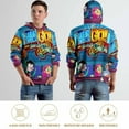 thumbnail image 3 of Teen Titans Go Hoodie 3D Print Pullover Hooded Long Sleeve Sweatshirts Tops Blouse with Pocket for Mens Womens, 3 of 7