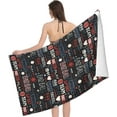 thumbnail image 4 of 52x32IN Baseball Beach Towel for Adults Kids Microfiber Oversize Extra Large Quick Drying Cool Pool Towel Lounge Cover, 4 of 6
