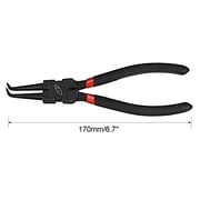 External Snap Ring Plier Angled Retaining Ring Pliers Bent Nose 6-inch