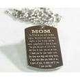 thumbnail image 4 of SOLID STAINLESS STEEL MOM/MUM  MOTHER  MESSAGE SPECIAL NECKLACE POEM DOG TAG, 4 of 4