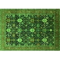 thumbnail image 1 of Ahgly Company Indoor Rectangle Oriental Green Industrial Area Rugs, 5' x 8', 1 of 4