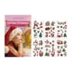 thumbnail image 4 of Pegatinas temporales navideñas, decoración facial con calcetines de Papá , muñeco de nieve y , 6 hojas, pegatinas navideñas para el cuerpo,, 4 of 8