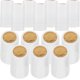 thumbnail image 1 of 100 piezas de tapas de plástico para botellas de vino tinto, tapas de tapón de película termorretráctil, tapones de corcho, 1 of 6