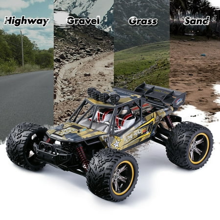 S916 RC Car 26Mph Remote Control Truck 1/12 Scale 2.4 GHz 2WD Waterproof Off-road Monster Car-Best Gift for Kids and Adults (New