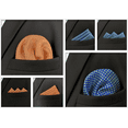 thumbnail image 4 of 5 Pieces Assorted Mens Silk Pocket Square Handkerchiefs Set 66, 4 of 7