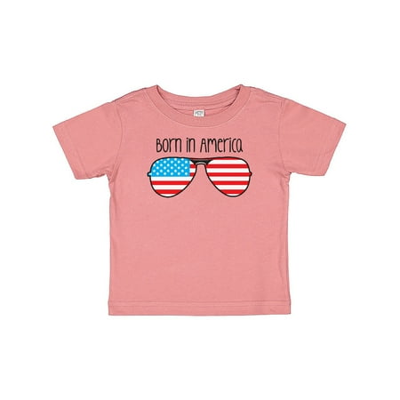 

Inktastic Born in America Gift Baby Boy or Baby Girl T-Shirt