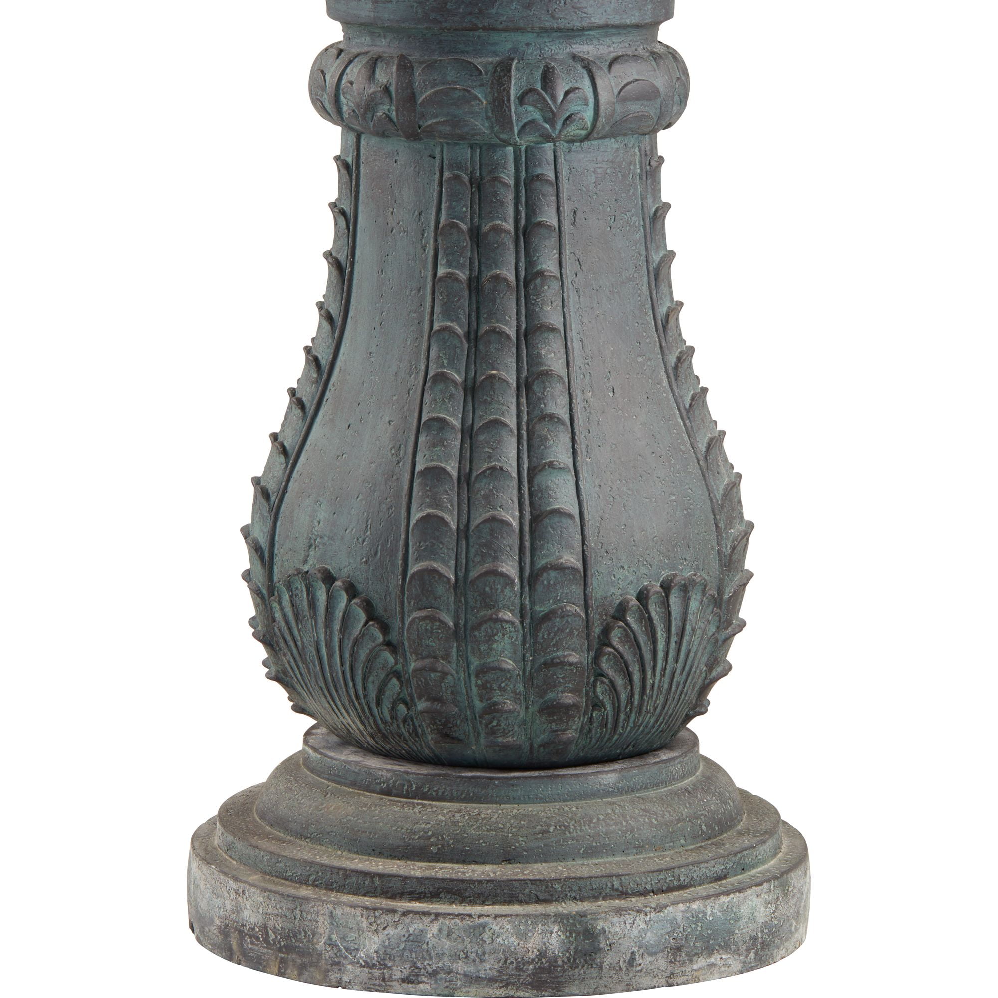 Hampton 56 3/4" High Large Italian Outdoor Decor Slate Stone Floor Fountain with Light LED 4-Tier Outside