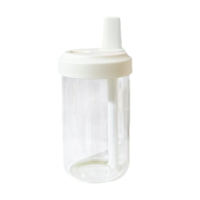 Hearth & Gear Tasse à Thé au Lait avec Paille Portable Transparente Réutilisable Grande Capacité Tasse à Café Glacé Étanche Tasse à Boire Adaptée pour École Voyage Usage Extérieur Tasses en Bois Bien-tre