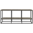 thumbnail image 3 of Bowery Hill Extra Large Engineered Wood TV Stand in Brown & Black, 3 of 5