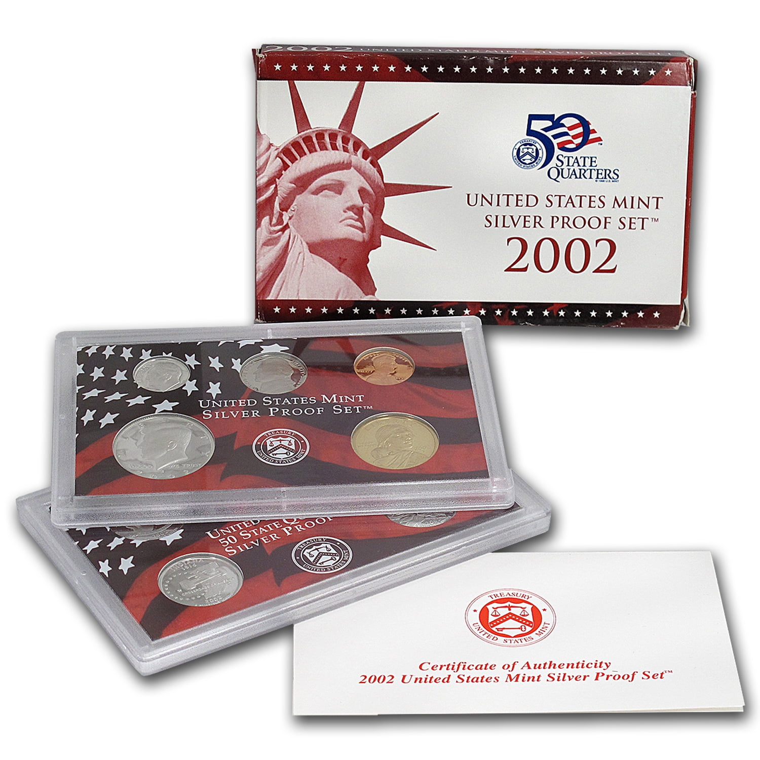 2005 US Mint Proof Set Certificate of Authenticity 11 coin set 