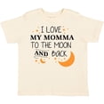thumbnail image 3 of Inktastic I Love My Momma to the Moon and Back Boys or Girls Toddler T-Shirt, 3 of 5