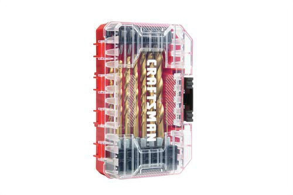 Craftsman CMAM3211 Drill Bit Set/ Screwdriver Set 21-Piece Titanium