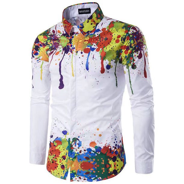 Tops hawaianos para hombre, moda con grafitis irregulares, diseño sin plancha, materiales de alta calidad, temporadas de primavera y verano
