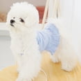 thumbnail image 5 of SPRING PARK Pet Dresses Dog Dresses Sleeveless Ruffled Hem Two-legged Puppy Vest Dress for Small Medium Large Dog, 5 of 7