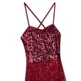 thumbnail image 5 of iEFiEL Womens Sequins Lyrical Ballet Dance Dress Leotard Flowing Fully Lined Dance Outfit, 5 of 7