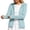 Blue, variant on Women's UPF 50+ Sun Protection Hooded Jacket Loose Fit Cooling Lightweight Long Sleeve Full Zip UV Sun Shirt for Daily Wear Beach Travel,L