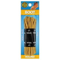Shoe Gear Sg 72" Brown/yellow Nylon Rnd Boot Laces